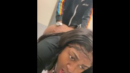 Big Booty Ebony Babe Fucked In Airport Bathroom